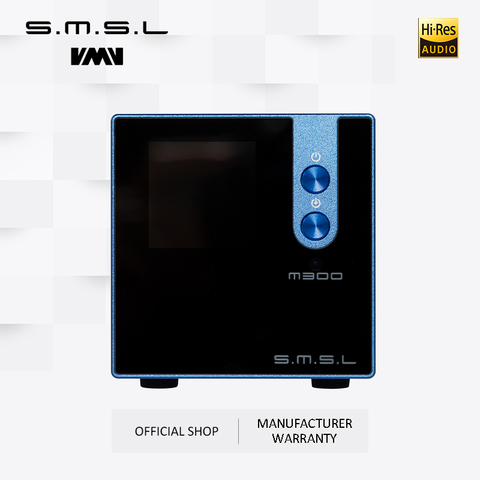 New Version SMSL M300 MKII Audio DAC AK4497 Native DSD512 PCM768kHz USB Optical Coaxial Bluetooth 5.0 Input Balanced Line Output ► Photo 1/6
