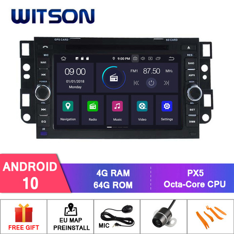 WITSON Android 10.0 IPS HD Screen for CHEVROLET CAPTIVA SPARK OPTRA CAR DVD 4GB RAM+64GB FLASH 8 Octa Core+DVR/WIFI+DSP+DAB+OBD ► Photo 1/6