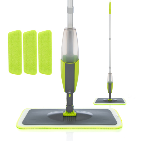 Magic Spray Mop Wooden Floor with Reusable Microfiber Pads 360 Degree Handle Home Windows Kitchen Mop Sweeper Broom Clean Tools ► Photo 1/6