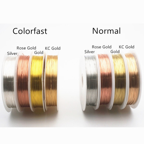 Colorfast Silver Copper Wire For Bracelet Necklace Jewelry DIY 0.2-1.0mm Craft