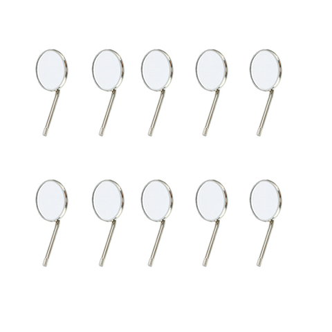 10Pcs Professional Dental Mirror Oral Care Stainless Steel Mouth Reflector Mirror Teeth Kit Set Tools Dentist Equipment ► Photo 1/6