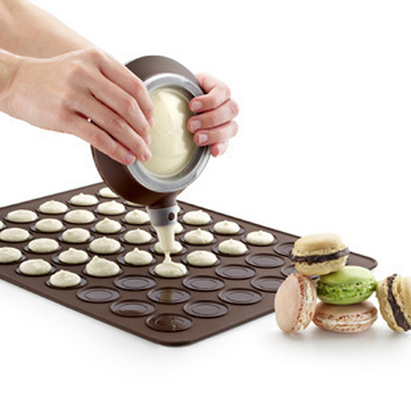 30 Hearts Silicone Pastry Cake Macaron Macaroon Oven Baking Mould Sheet Mat DIY 