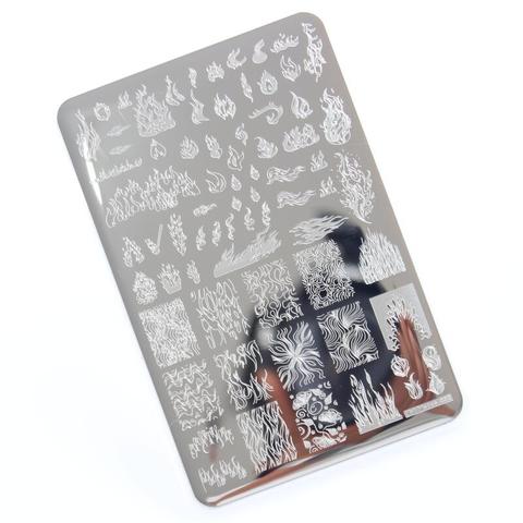 1PC 14.5*9.5cm Nail Stamping Plates Stainless Steel Multi-Image Nail Stamp Template Plate Stamping Plate Polish Stencil ZjoyPlus ► Photo 1/6