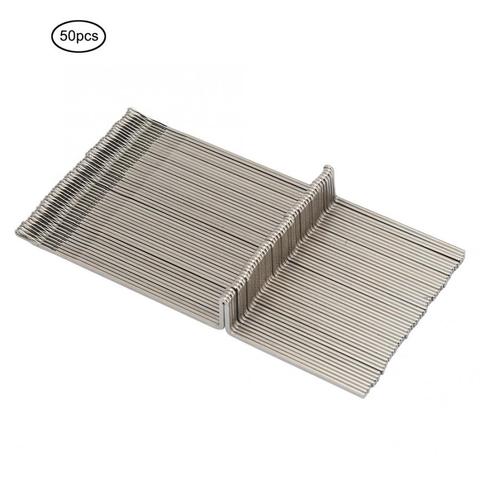 50Pcs Steel Knitting Machine Needles Weaving Tool Fit For KR830 KR838 KR850 Embroidery Patchwork Pin Needle DIY Sewing Accessory ► Photo 1/6