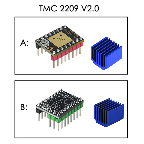 MKS TMC2209 V2.0 TMC2208 Stepper Motor Driver StepStick 2.5A UART ultra silent For Gen_L Robin Nano SKR V1.3 mini E3 for Ender 3 ► Photo 1/6