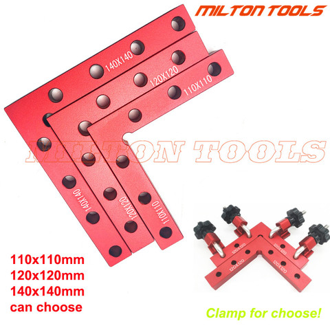 Woodworking Adjustable Corner Clamping Ruler Aluminium Right Angle Clamps for choose L-Shaped Auxiliary Fixture Positioner Clip ► Photo 1/6