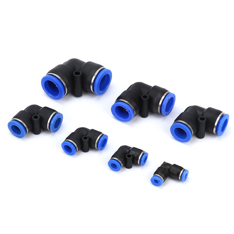 4mm 6mm 8mm 10mm 12mm 14mm 16mm Hose Tube Equal Union Elbow One Touch Air Pneumatic Push In Pipe Fitting Quick Connector ► Photo 1/5