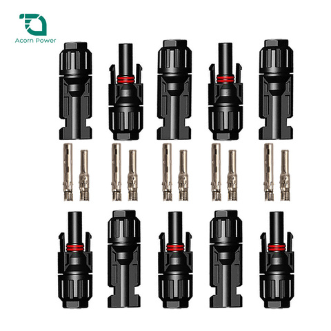 5 Pairs Solar Connector male and female Waterproof Solar Panel PV Connector used for Solar Cable 2.5mm2 4mm2 6mm2 ► Photo 1/6