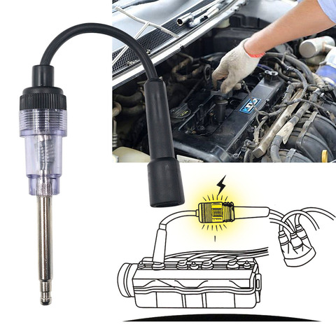 Car Checker Ignition Coil Tester Spark Plug Tool Spark Plug Tester Ignition Spark Tester Car Auto Tester 12V Diagnostics Tool ► Photo 1/6