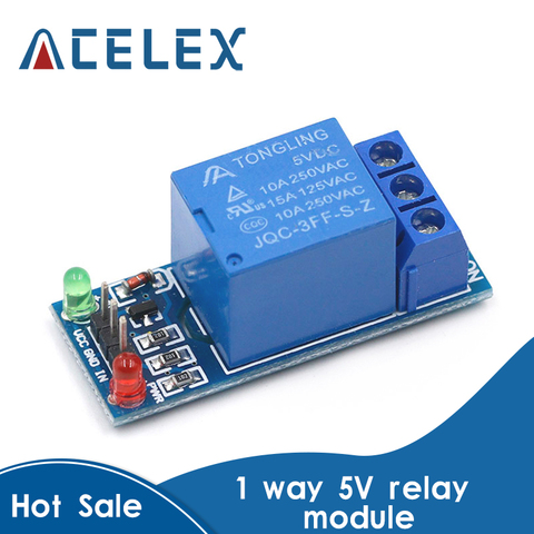 5V 1 One Channel Relay Module Low Level for SCM Household Appliance Control for arduino DIY Kit ► Photo 1/6