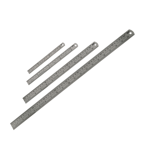 Stainless Steel Double Side Straight Ruler Centimeter Inches Scale Metric Ruler Precision Measuring Tool 15cm/20cm/30cm/50cm ► Photo 1/5