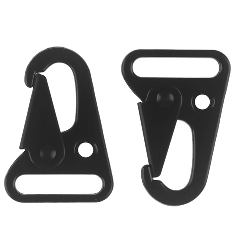 2Pcs HK Type Sling Snap Hook Clips Rifle Strap Gun Attachment Carabiner Buckle ► Photo 1/6