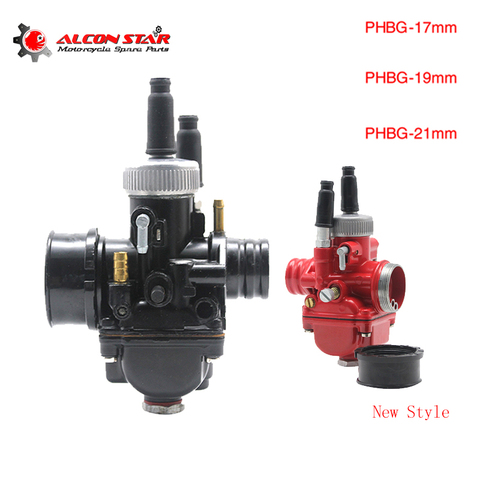 Alconstar- PHBG Racing Motorcycle Carburetor Carb 17mm 19mm 21mm Carburedor For Yamaha KTM Puch Zuma Scooter 50cc 90cc BWS100 ► Photo 1/6