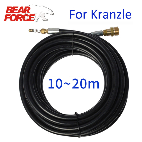 10~20 meter High Pressure Washer Sewer Drain Water Cleaning Hose Sewage Pipeline Clean Sewage Jetter Hose Kit for Kranzle ► Photo 1/6