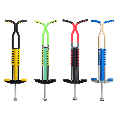 Stainless Steel Outdoor Games Toys Sport Double Hand Pogo Stick/Pogo Jump Stick Spring Jump Stilts Load of 90KG Gym Exercise ► Photo 1/6