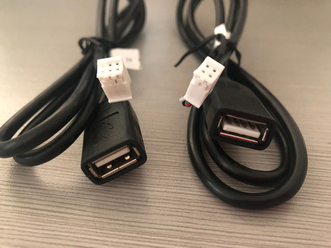 4Pin+6Pin Connector USB cable for android car radio stereo 1M  usb cable usb adapter ► Photo 1/6