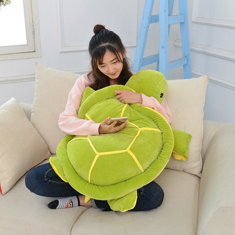 Green Big Eyes Turtle Plush Toys Tortoise Animals Dolls Turtle Doll Turtle Soft Stuffed Animal Cushion Soft Toys for Children ► Photo 1/6