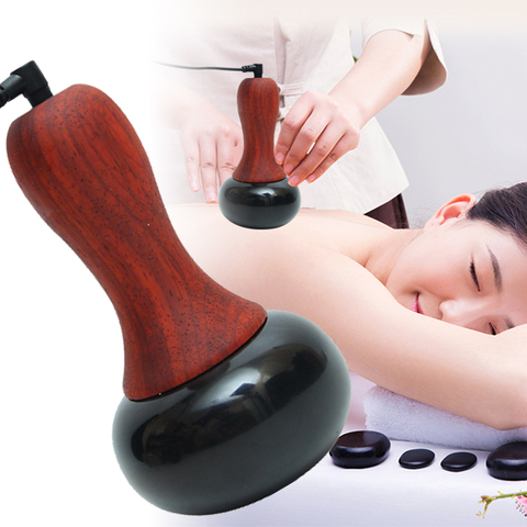 Bianshi Electric Massager GuaSha Scraping Back Lumbar Neck Face Massage Stone Needle Heating Relaxation Meridian Dredge Health ► Photo 1/6