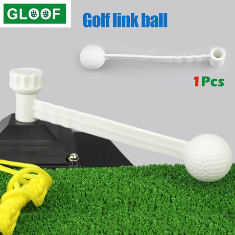 1Pcs Plastic Golf Swing Putting Rod Practice Tools Beginners Golf Training Aids Golf Ball With Stick Golfing Accessories ► Photo 1/6