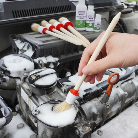 Wooden Engine Cleaning Brush