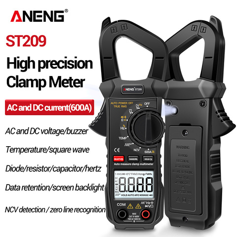 ANENG ST209 6000 Counts True RMS Digital Professional Multimeter Clamp DC/AC Current Clamp Tester Meters Voltmeter Auto Range ► Photo 1/6