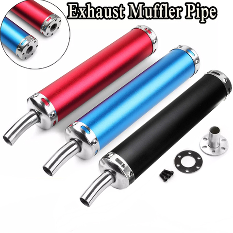 20mm inlet 280mm Universal Motorcycle  Exhaust Muffler Pipe Silencer For ATV Street Scooter Motocross Escape Moto 50cc 125CC ► Photo 1/6