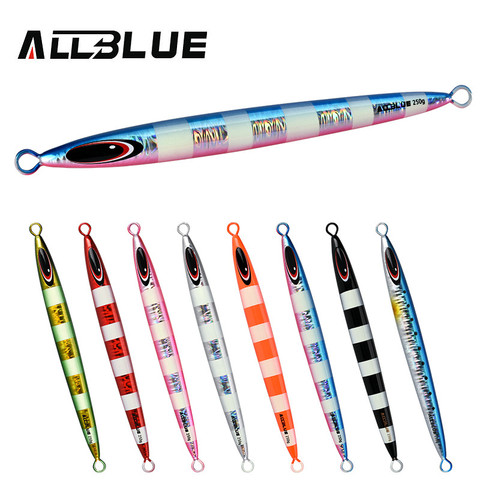 ALLBLUE SPY-C Fast Speed Metal Jig Fishing Lure 250g/350g/500g Off Shore Super Hard Lead Vertical Jigging Spoon Fishing Tackle ► Photo 1/6