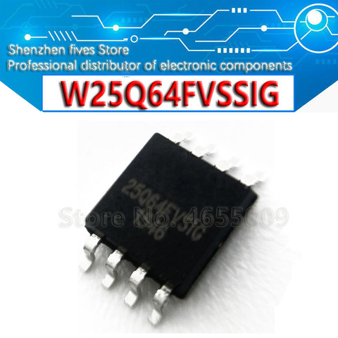 (5-10piece) W25Q64FVSSIG W25Q64FVSIG 25Q64FVSSIG 25Q64FVSIG 25Q64FVS1G W25Q64 25Q64 SOP8 new original In Stock ► Photo 1/1