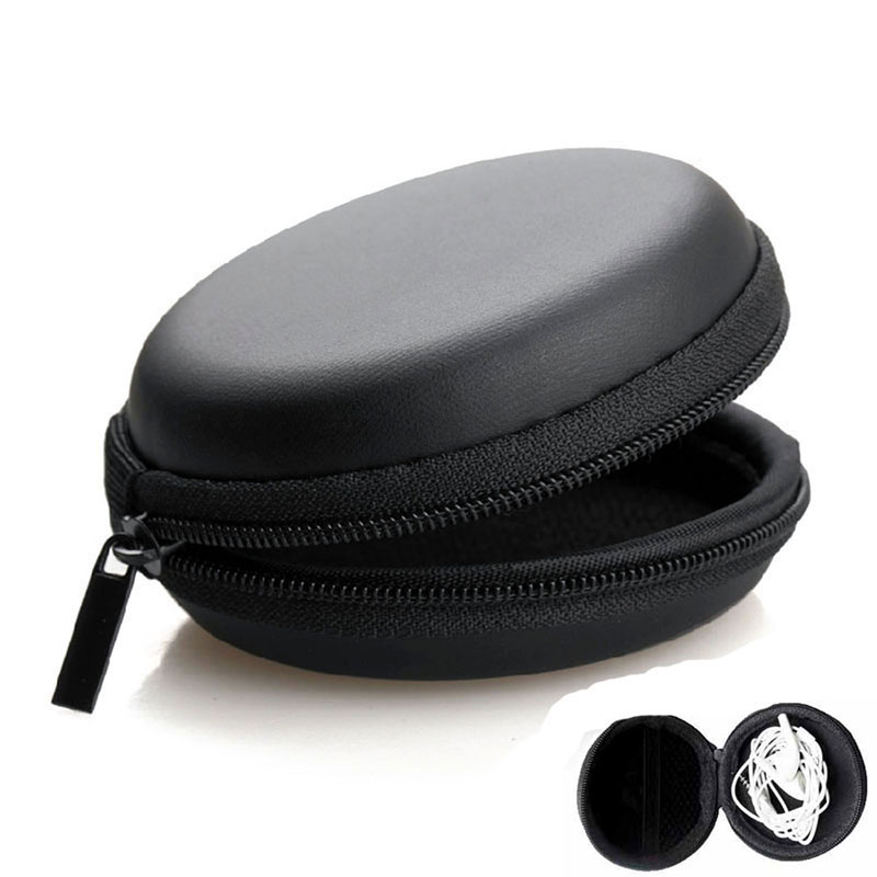 Portable Earphone Carry Case Box Pouch Storage Bag For SD Card Headphone Earbuds 