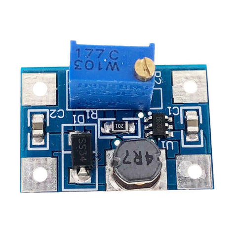 2-24V to 2-28V Large current 2A DC-DC LC SX1308 Step-UP Adjustable Power Module Step Up Boost Converter for DIY Kit ► Photo 1/5