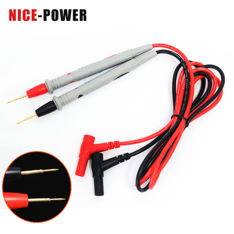 1000V 20A Silicone wire Universal Probe Test Leads Pin for Digital Multimeter Needle Tip Multi Meter Tester Probe ► Photo 1/6