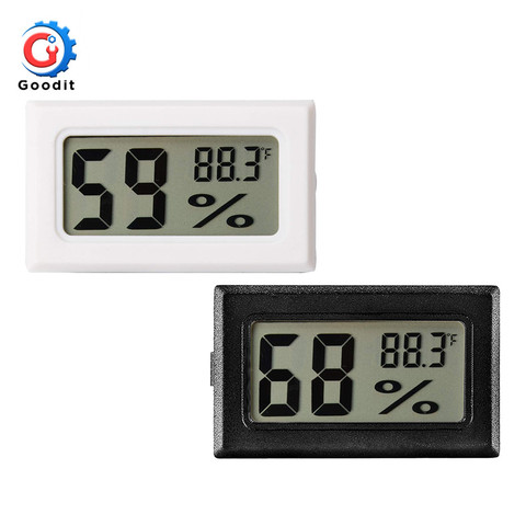 Mini Digital LCD Indoor Convenient Temperature Sensor Humidity Meter Thermometer Hygrometer Gauge indoor outdoor LCD Digital ► Photo 1/6