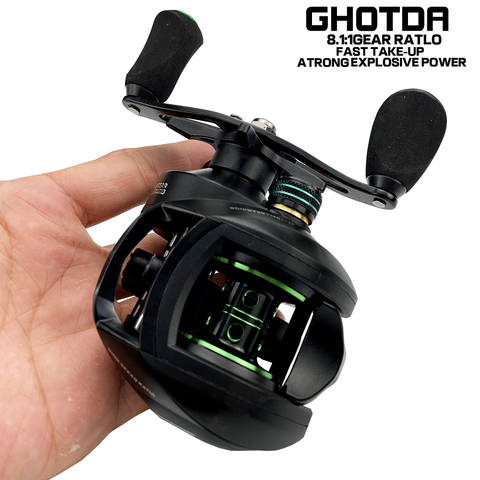 Baitcasting Fishing Reel 10KG Max Drag 17+1 Bearings Saltwater Casting Reel Freshwater Fishing ► Photo 1/6