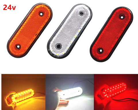 10x 20LED Red Side marker light 24V LED Rear clearance Lamp Tail Lights for Truck, RV Trailer Lorry Pickup Boats ► Photo 1/6