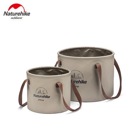 Naturehike Folding Bucket Waterproof Foldable Water Sink Bucket Portable Travel Foldable Basin Camping Hiking Storage Bucket ► Photo 1/6