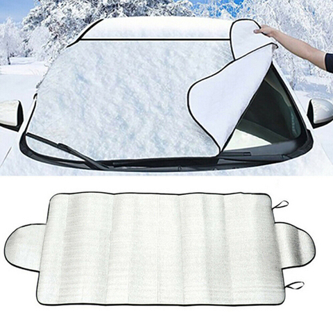 Car front windshield sunshade Frost and Snow protection Sun protection Thermal insulation Car front and rear glass sun block ► Photo 1/6