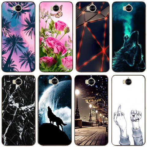 Patterned Case for  Huawei Nova Young Mya L41 Mya L11 Soft TPU for Huawei Y5 2017 Case Phone Back Cover for Huawei Y6 2017 Case ► Photo 1/6