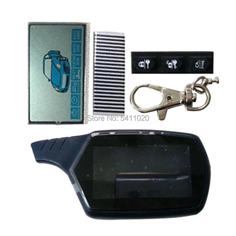 B9 Key Case Keychain +B9 LCD Display flexible Zebra Paper For Car Alarm Remote Starline B9 Jaguar ez-one KGB FX-7 FX7 EX-8 EX8 ► Photo 1/1