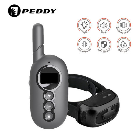 1200M Electric Pet training collars Electronic Shocking rechargeable Remote Dog Training Collar Pet Trainer dog accessories ► Photo 1/6