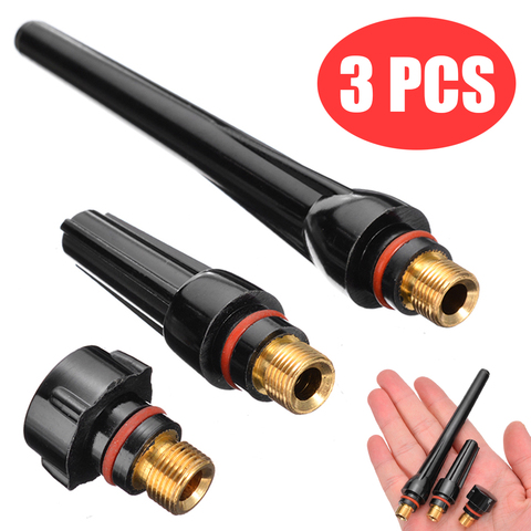 3pcs Long/Medium/Short Back Cap 57Y02 57Y03 57Y04 For Tig WP-17/18/26 Series Welding Torch Accesories ► Photo 1/6