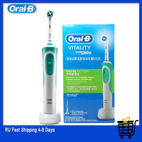 Electric Toothbrush Oral B Vitality Adult  Rechargeable Toothbrush Replacement Teeth Brush Heads Imported from German ► Photo 1/6