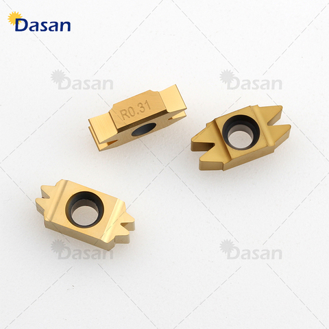 10pcs PDL 3.56mm 2.34mm Carbide Inserts Belt Pulley Cutter Face  Double Tooth Grooving Tools Bar for PDL2022 2525 Steel ► Photo 1/2