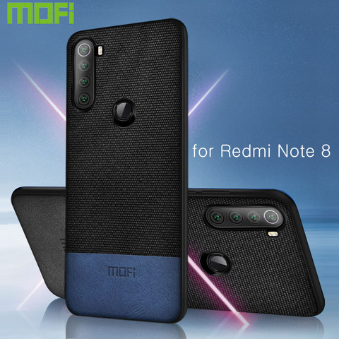 For Xiaomi Redmi Note 8 Case Cover MOFi Original Redmi Note 8 Pro Back Cover Magnet Fabric Cloth Note8 Shockproof Hard Case ► Photo 1/6