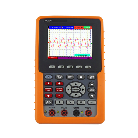 OWON HDS1021M-N 1CH Handheld Digital Storage Oscilloscope FFT Auto-Scale DSO+Multimeter 20MHz Bandwidth 500MS/s Multimeter ► Photo 1/6