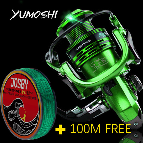 Hot Fishing Reel Metal Spool Coils Spinning Baitcasting Carp  Feeder 13 + 1BB 5.5: 1 Saltwater Sea Bait Wheel Accessories Tackle ► Photo 1/6