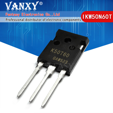 5pcs IKW50N60T TO-247 K50T60 TO247 IGBT 50A 600V IKW50N60 TO-3P  ► Photo 1/3