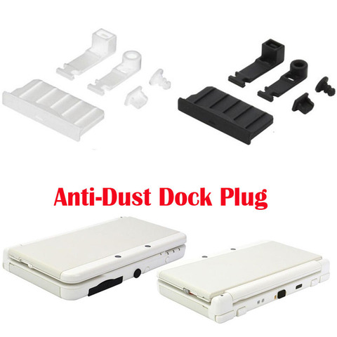 Silicone Anti-Dust Plug Earphone jack Charging Dock Dust Proof Protector Cap for Nintendo New 3DS XL/LL 3DSXL 3DSLL 2DS Cover ► Photo 1/3