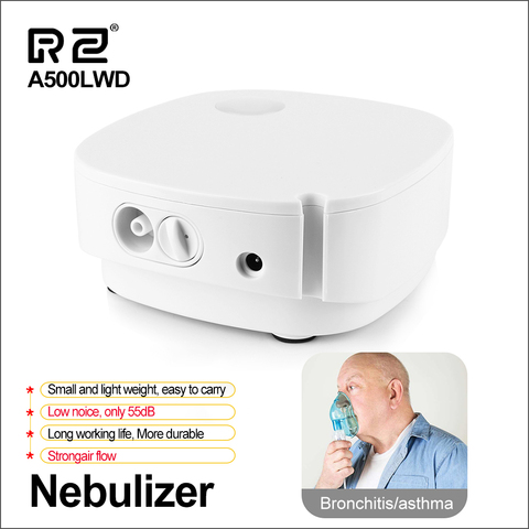 RZ Nebulizer Home Care Children Adult Asthma Inhaler Respirator Humidifier Rechargeable Automizer Inhale Ultrasonic Nebulizer ► Photo 1/6