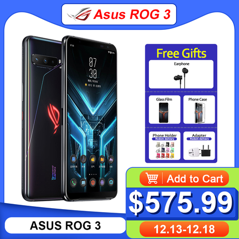 Original Global Rom Asus ROG 3 5G Gaming Phone 6.59