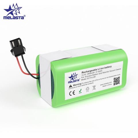 Melasta 14.4V 2600mah Li-ion Battery for Conga Excellence 990/y Ecovacs Deebot N79/N79S/DN622 Eufy Robovac 11/11S/12/15C/30/35C ► Photo 1/6